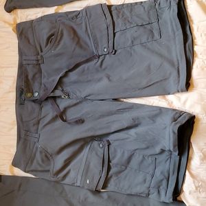 PrAna size 8 conertable 3 way pants